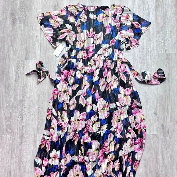 Floral Flowy Maxi Dress M - Picture 6 of 7